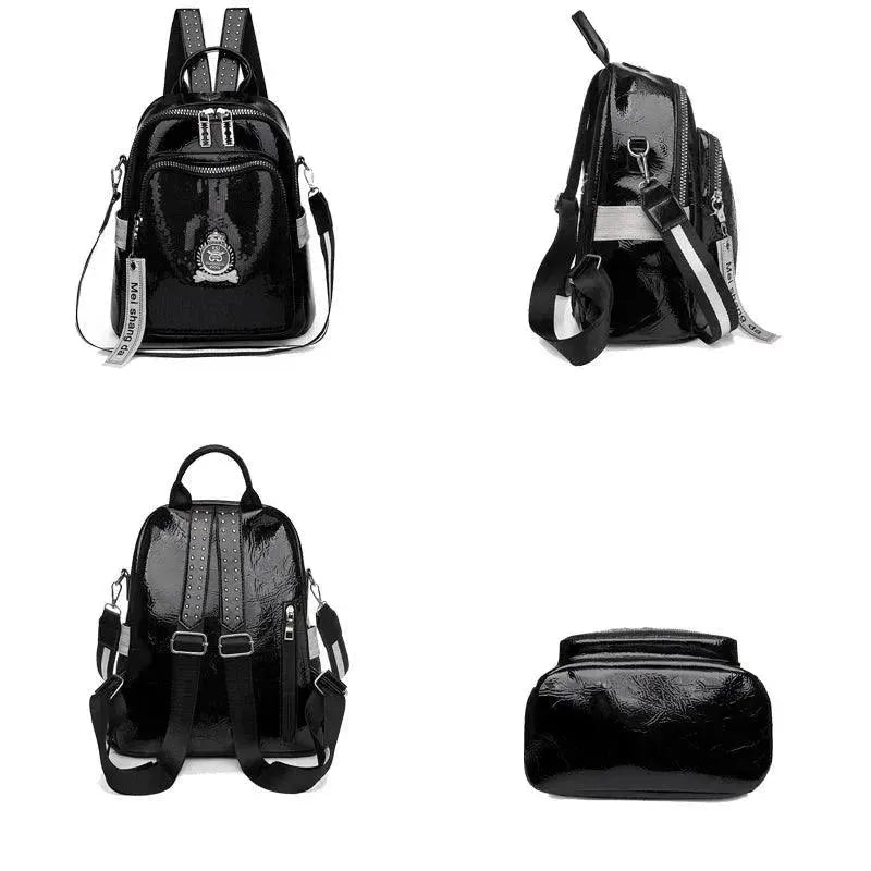 Premium Genuine Leather Vintage Backpack for Women & Teen Girls - Stylish School, College, Travel & Everyday Use
