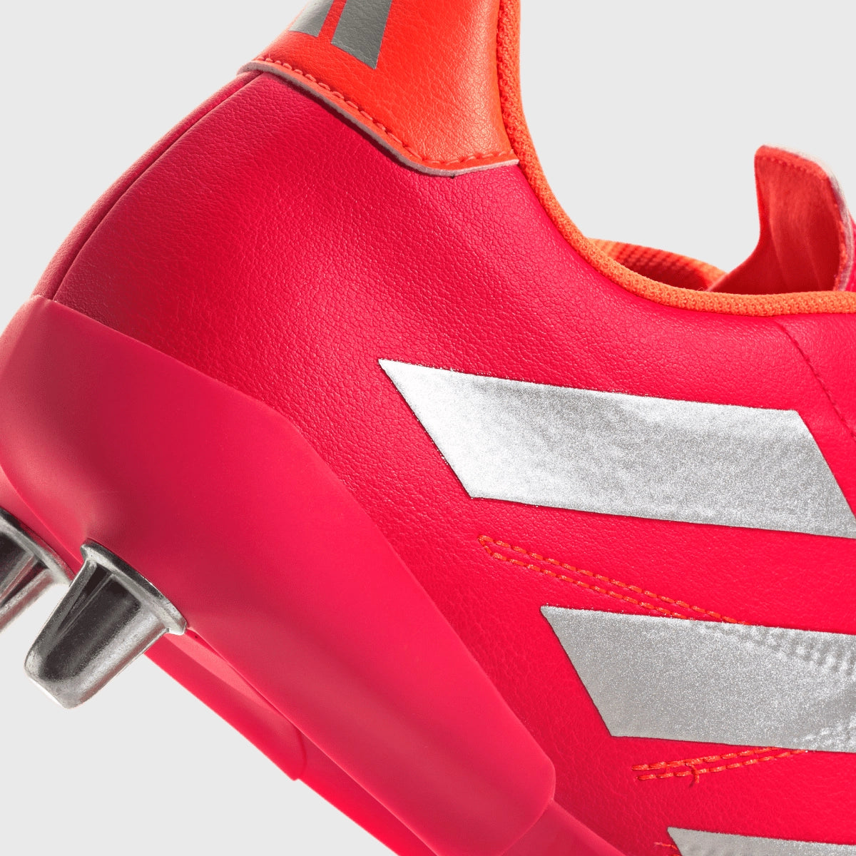Adidas Kakari Elite SG Rugby Cleats for Men - Lucid Red | Firm Ground Soccer Shoes for Rugby & Football | Perfect for Matches & Training