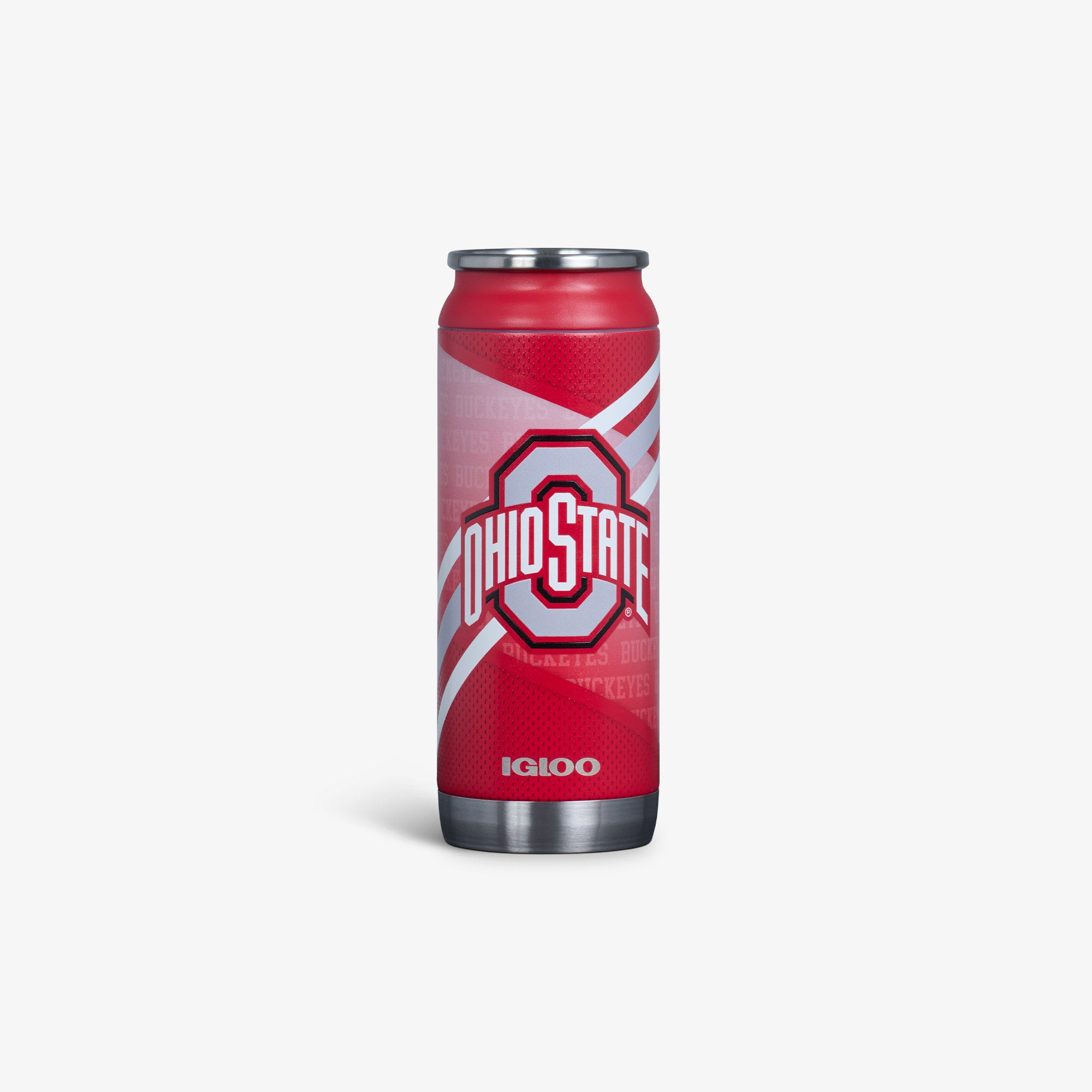 Official The Ohio State University® 16 Oz Stainless Steel Can with Lid - Perfect for Beer, Soda & Tailgating at Football Games