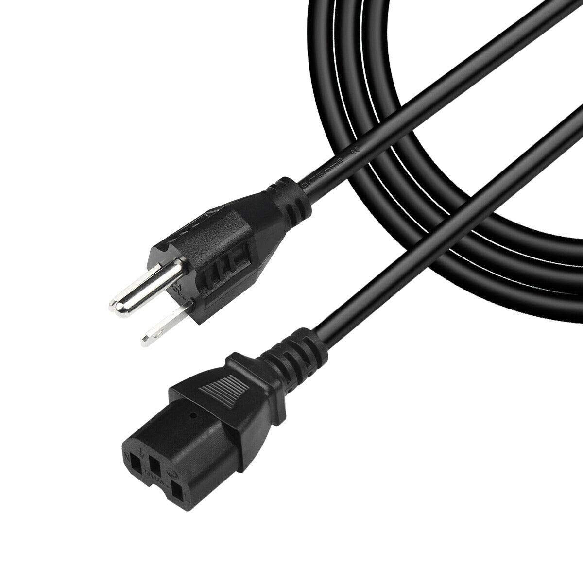 Dell SE2416H/SE2716H Monitor Power Cord - AC Plug for LED Screens (Home/Office Use)