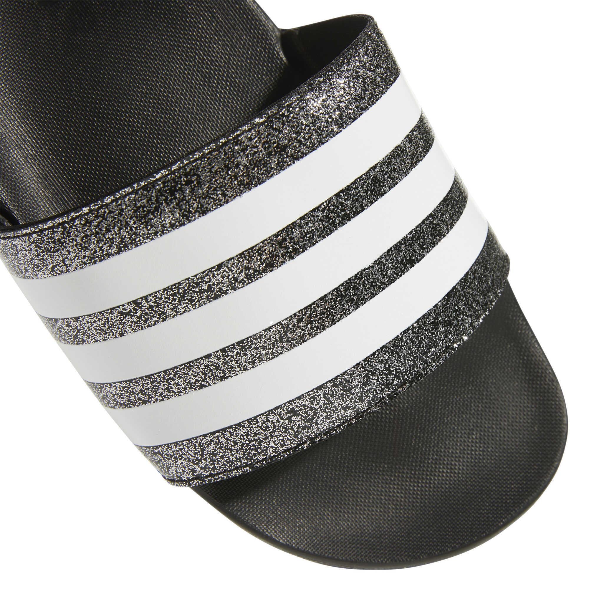 Adidas Adilette Cloudfoam+ Kids Slides - Comfortable Waterproof Sandals for Boys & Girls - Perfect for Pool, Beach, and Summer Outdoor Activities