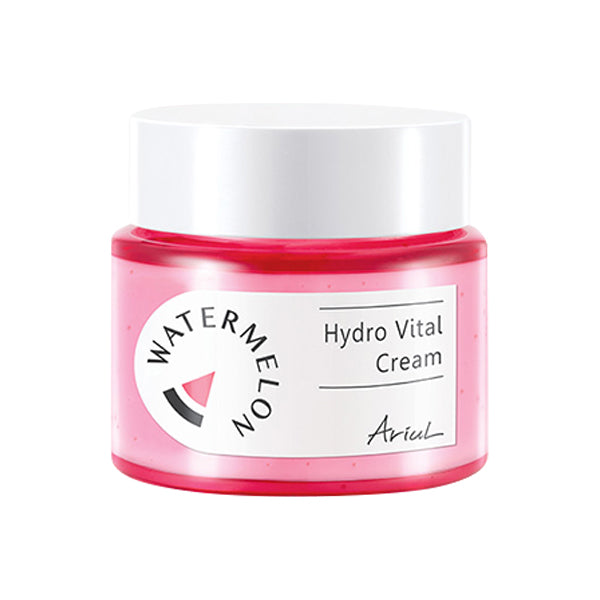 Ariul Watermelon Hydro Vital Cream 55ml - Hydrating Face Moisturizer for Dry Skin | Day & Night Use for Glowing Complexion