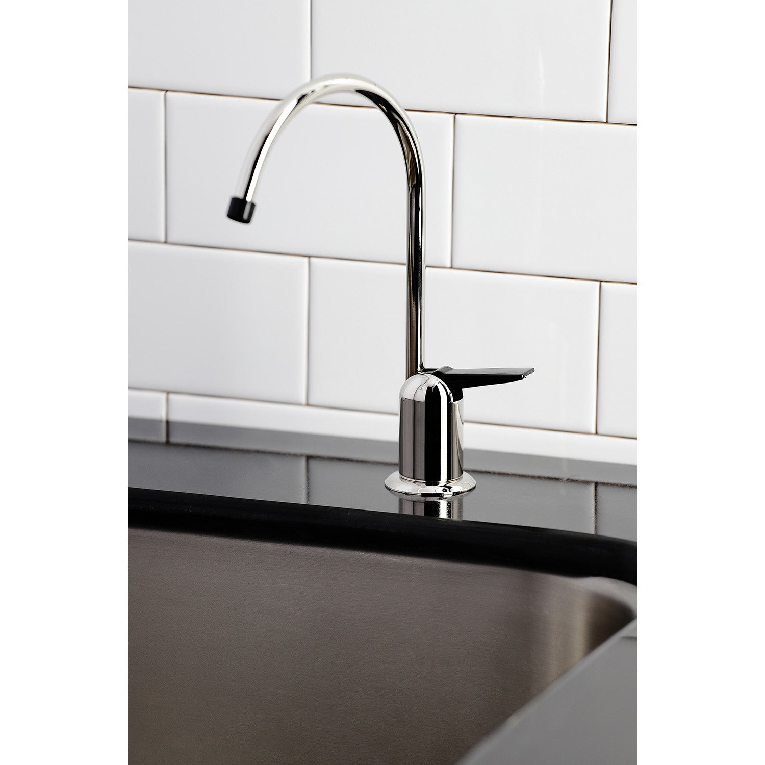 Americana K6196 Single Handle 1 Hole Deck Mount Water Filtration Faucet in Polished Nickel - Perfect for Kitchen Sink Water Filter Systems & Clean Drinking Water