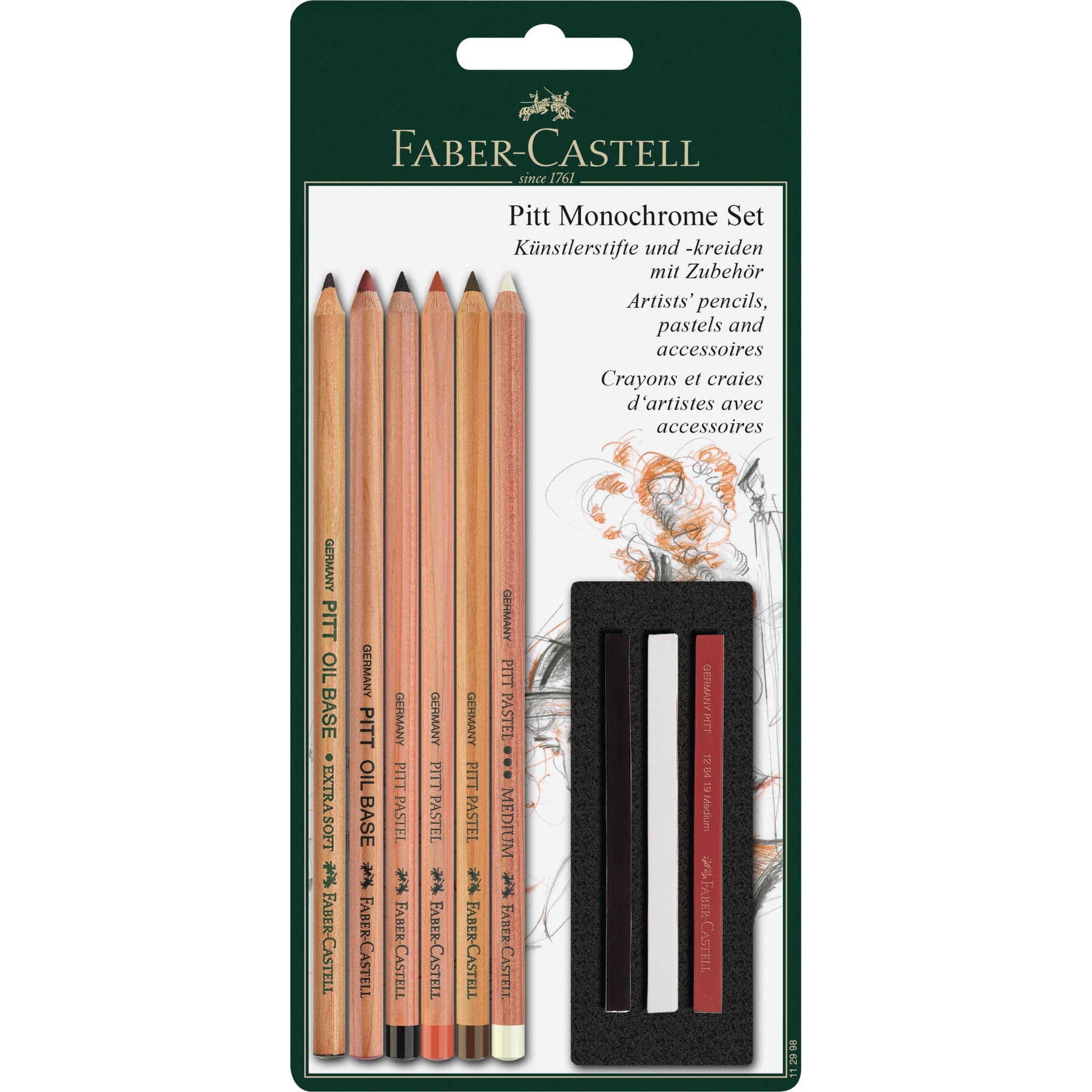 Pitt Monochrome Artist Brush Pen Set of 9 - Premium Black Ink Drawing Pens for Sketching, Calligraphy & Illustration | Perfect for Professional Artists, Students & Crafters