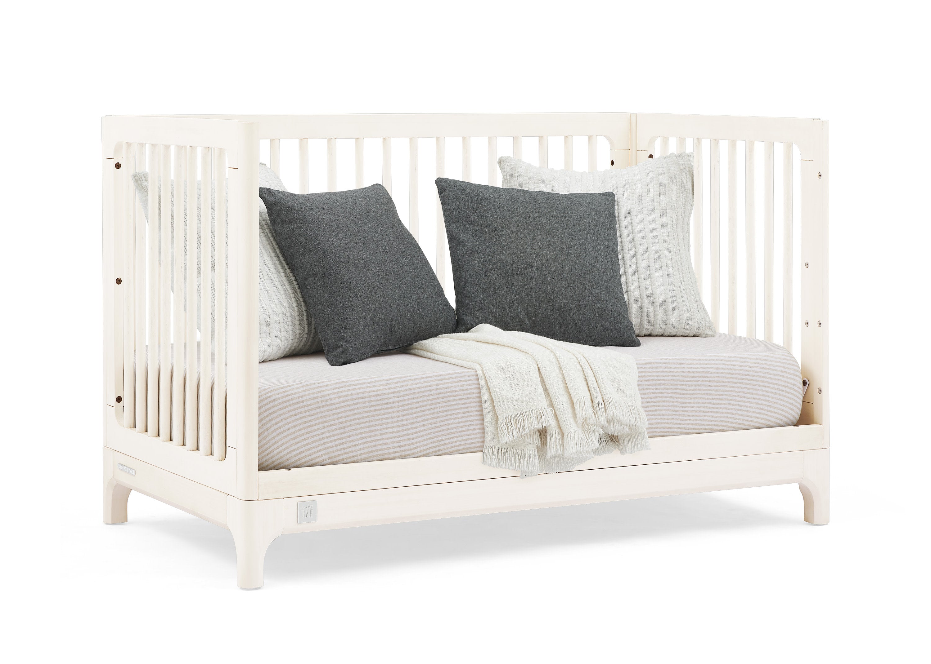 BabyGap Wren 4-in-1 Convertible Crib - Nursery Furniture for Newborn to Toddler | Safe & Stylish Baby Bed for Nursery, Bedroom & Daycare