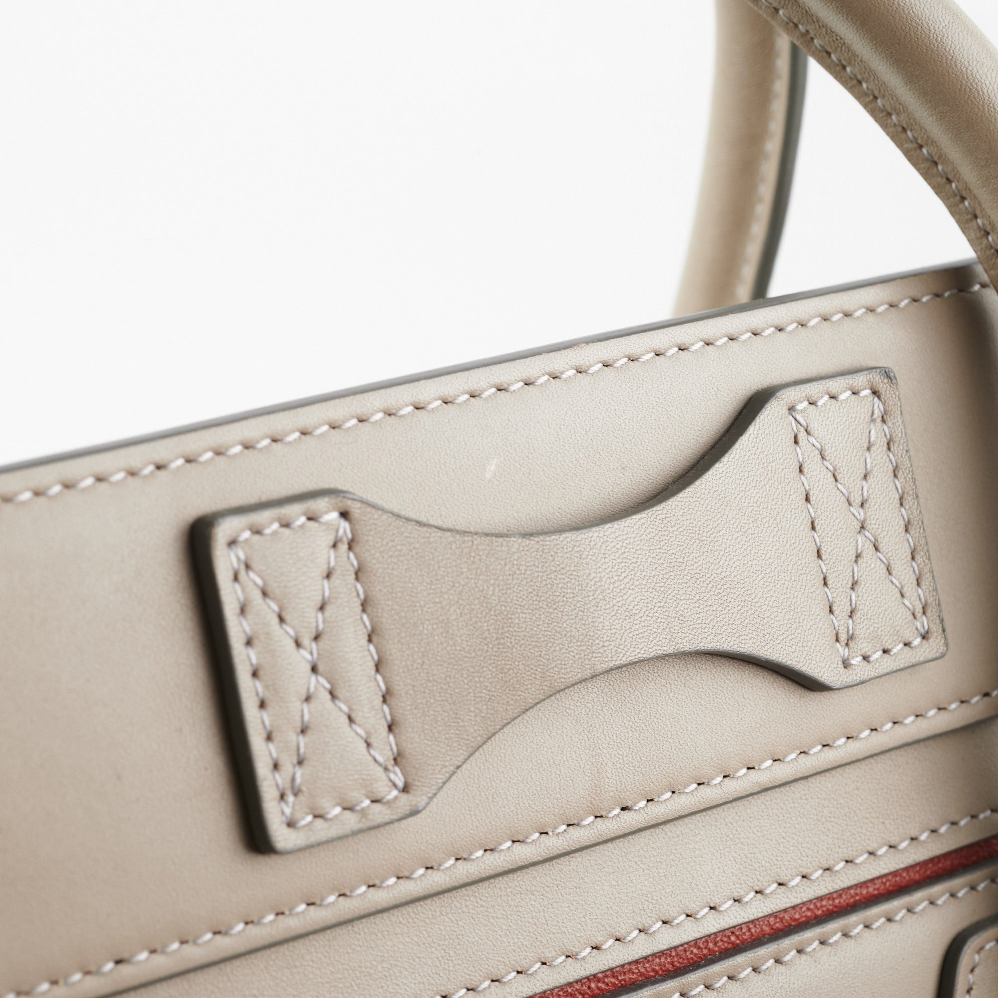 Celine Micro Luggage Bag in Grey | Premium Leather Crossbody Handbag for Women | Perfect for Work, Travel & Everyday Use