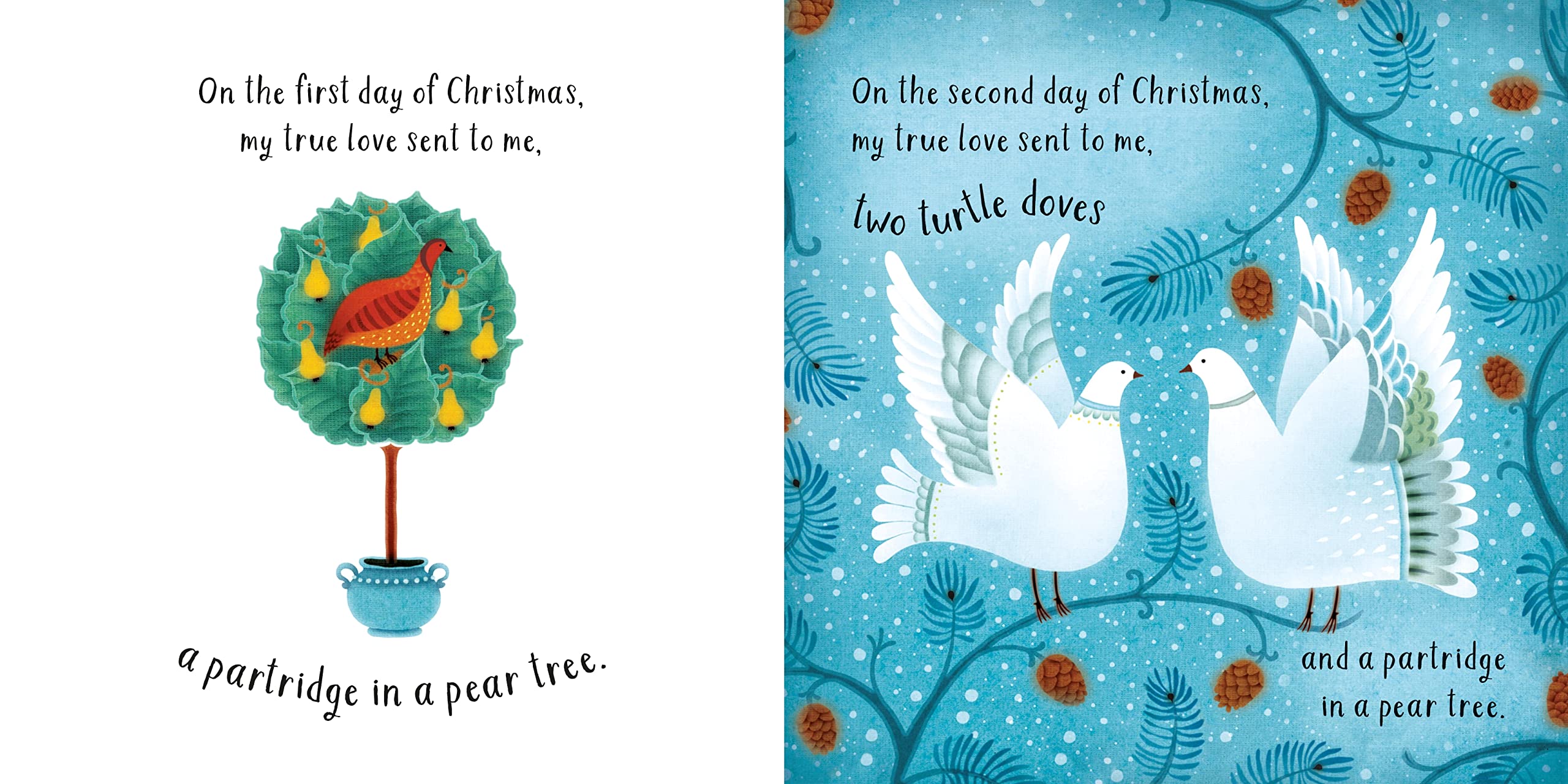 The Twelve Days of Christmas - Little Board Book for Kids | Perfect for Holiday Gifts, Storytime & Early Learning