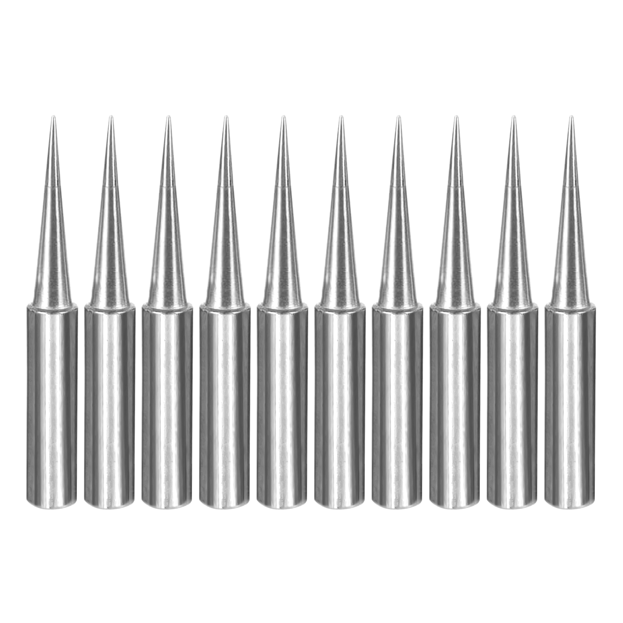 High-Quality 900MT Soldering Iron Tips - 10-Piece Set for Precision Electronics Repair | Perfect for Circuit Boards, DIY Projects & Home Repairs