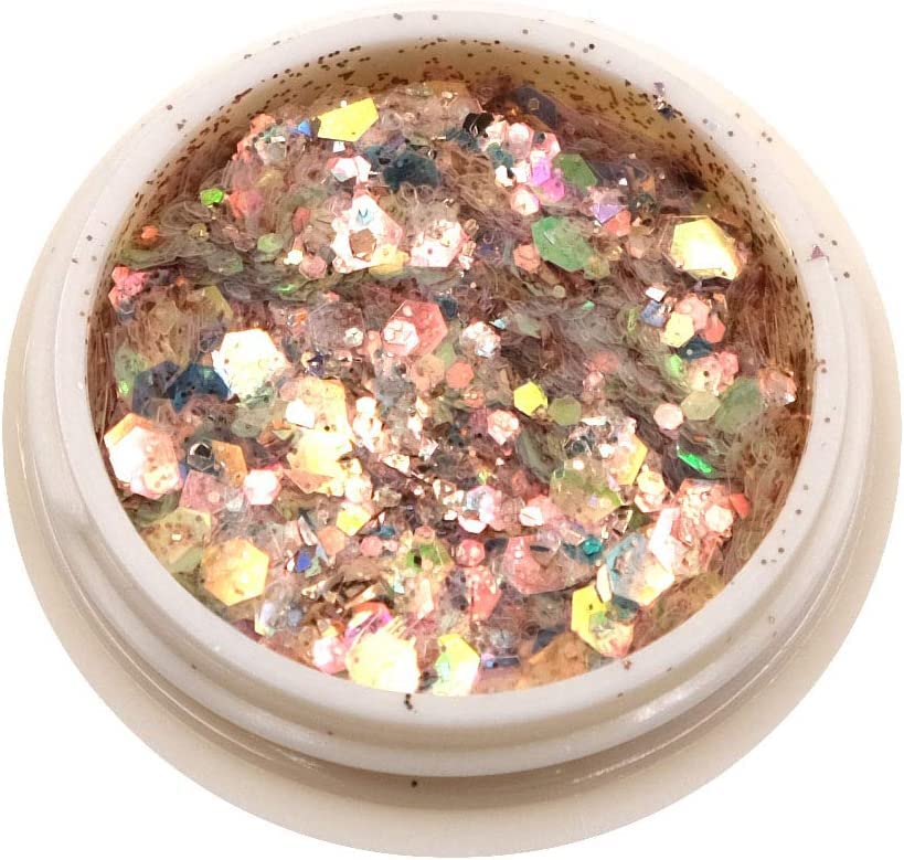 NAILWIND Holographic Nail Glitter Sequins Powder - 8PCS Chunky Glitter for Nails, Face, Body & Hair - Acrylic Nail Art, Manicure, Festival Makeup - Perfect for Parties, Halloween & Cosplay