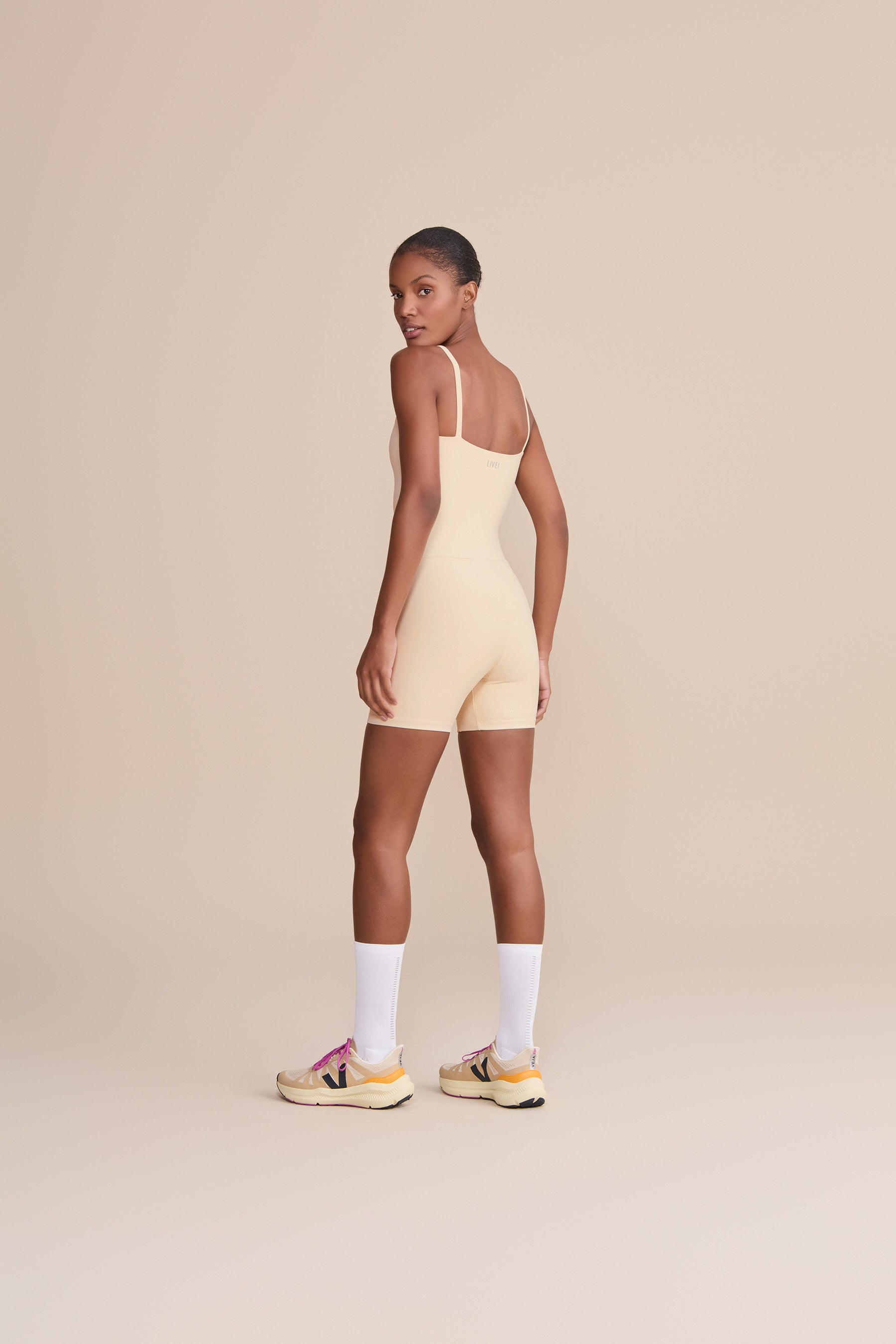 Premium Neoprene Fit Shorts Romper for Women - Comfortable & Stylish Workout Outfit - Perfect for Yoga, Gym & Lounge Wear