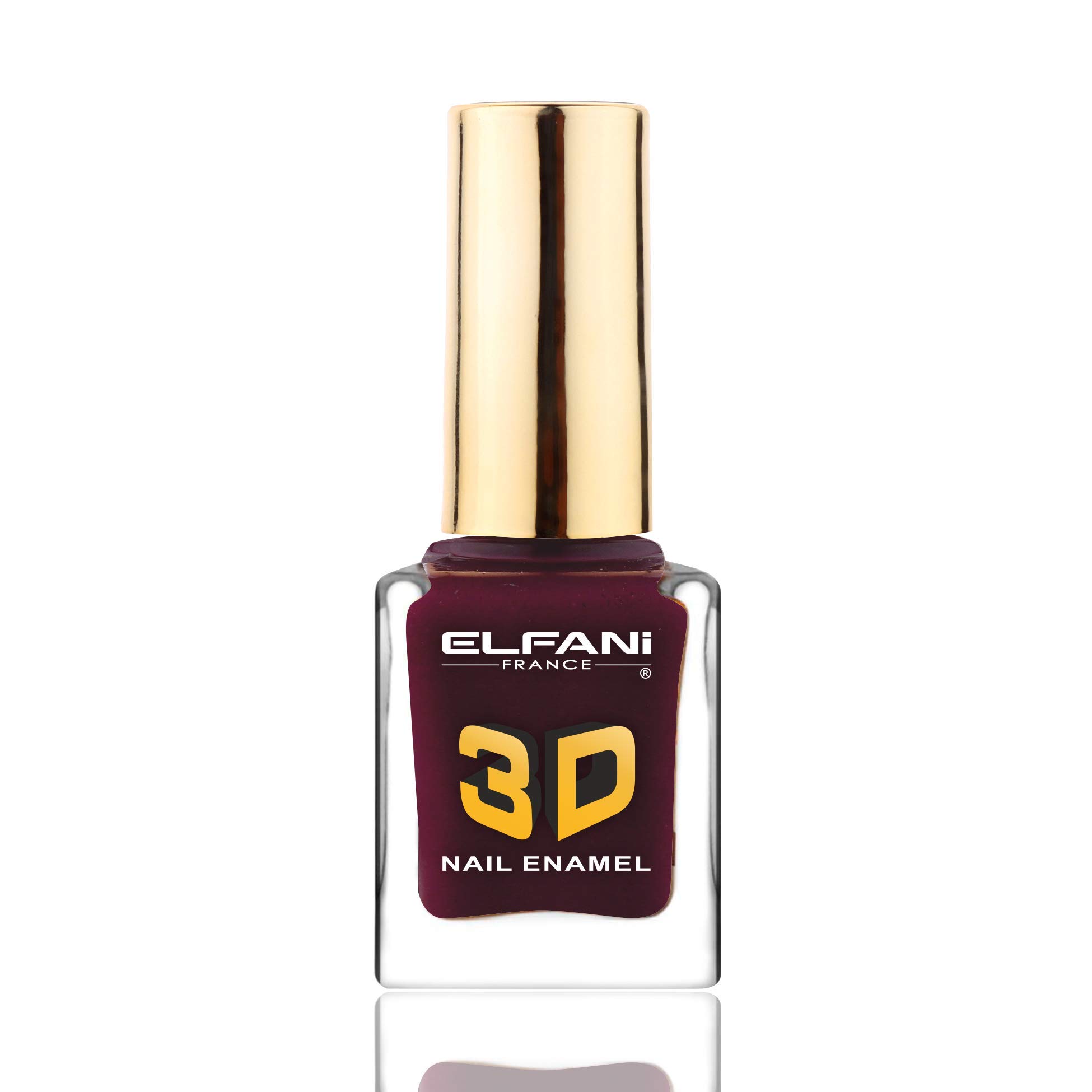 Elfani 3D Textured Nail Polish - Long Lasting Gel Nail Lacquer with Glitter & Shine - Perfect for Manicures, Pedicures, Nail Art & Special Occasions