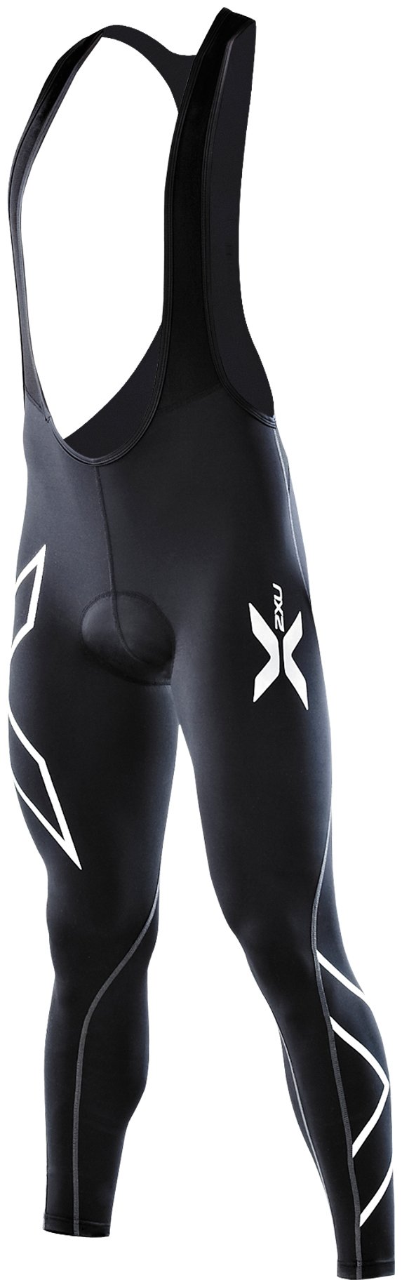 2XU Men's Compression Cycling Bib Tights - High Performance Bike Shorts for Road & Mountain Biking - Moisture Wicking & Muscle Support for Long Distance Rides