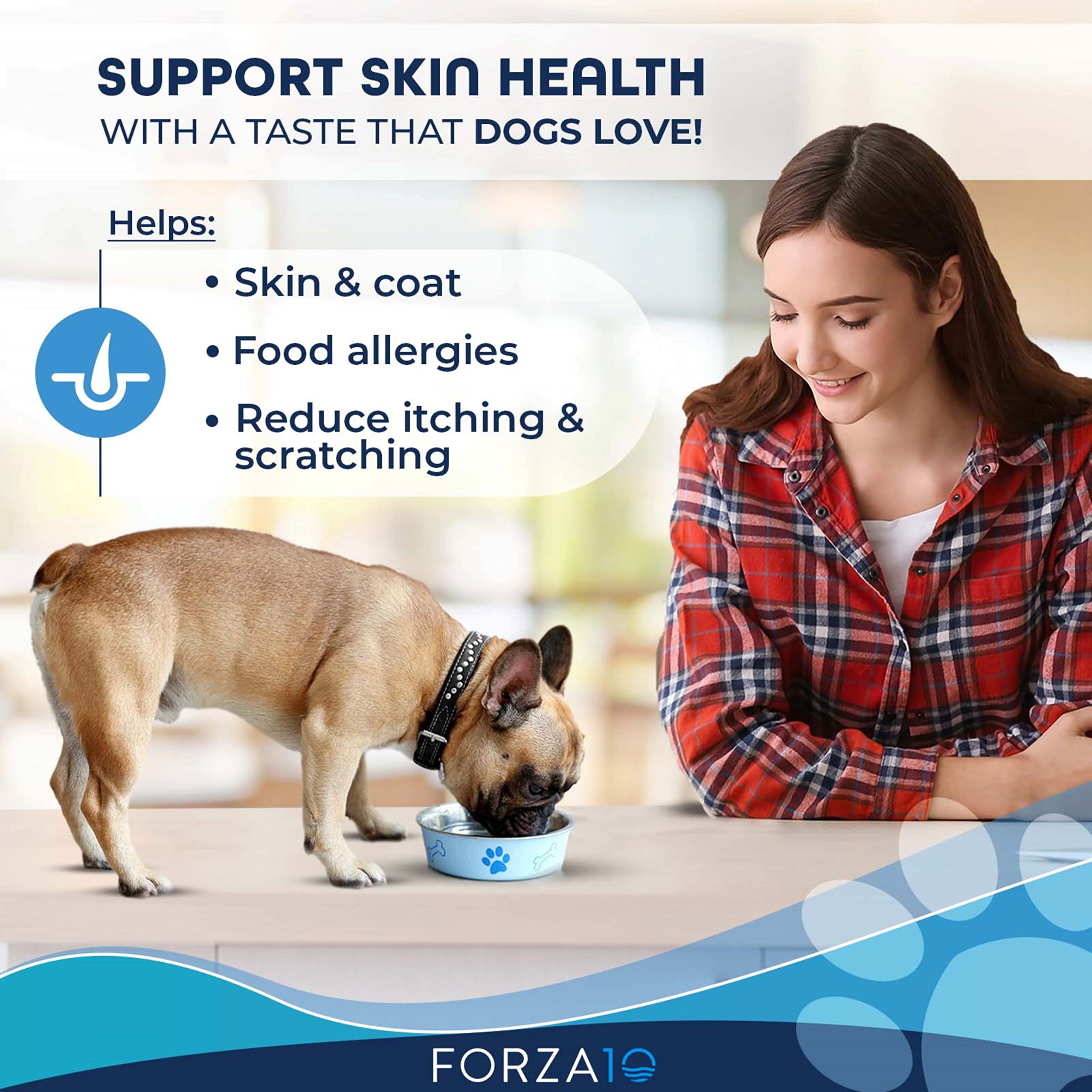 Forza10 Dermo Allergy Dry Dog Food for Allergies & Itching - Fish Flavor Sensitive Stomach Formula for Adult Dogs of All Breeds (22lb) | Ideal for Dogs with Skin Irritations & Digestive Issues - Perfect for Daily Meals & Allergy Management