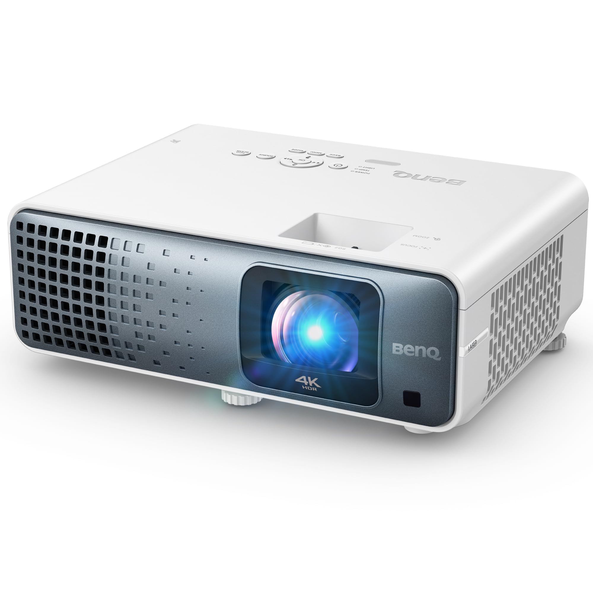 BenQ TK700ST 4K HDR Short Throw Projector - 3000 Lumens, 4ms Response Time, 240Hz Refresh Rate for Movies & Gaming | HDR10/HLG, ARC/eARC, 2D Keystone, 1.2x Zoom | Perfect for Home Theater, Gaming Tournaments & Golf Simulation