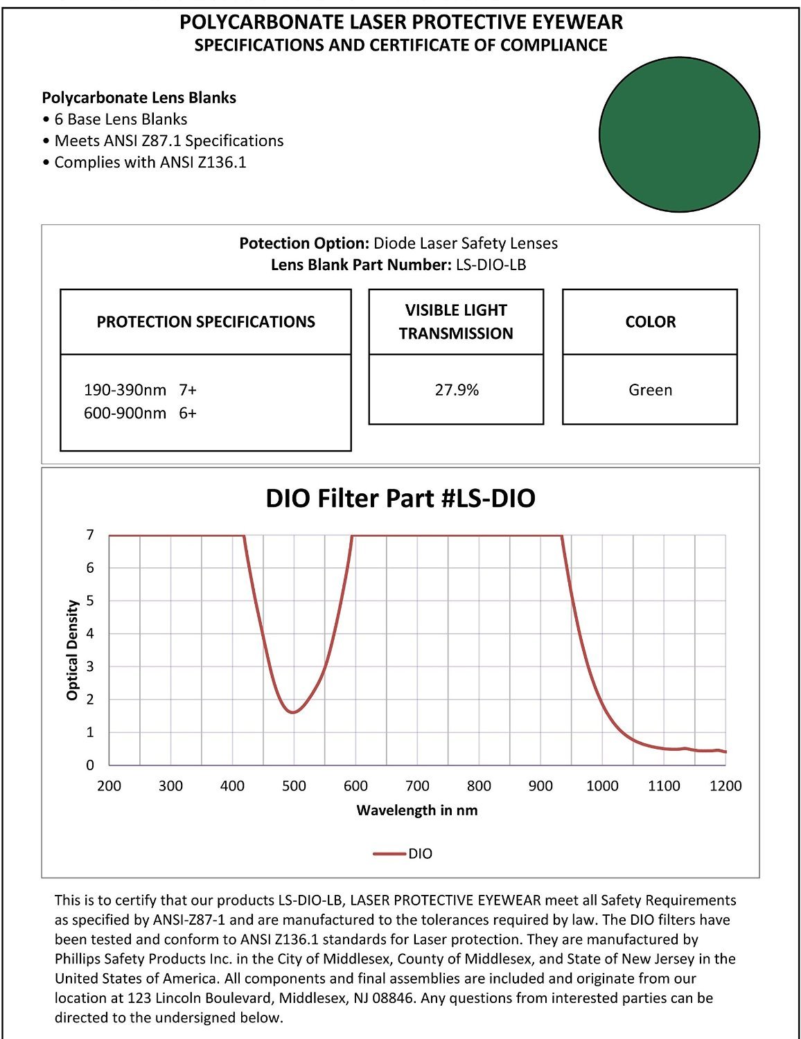 Laser Safety Glasses - Silver Plastic Wrap-Around Frame with Diode Filter for Laser Cutting, Engraving & Lab Work | ANSI Certified Eye Protection