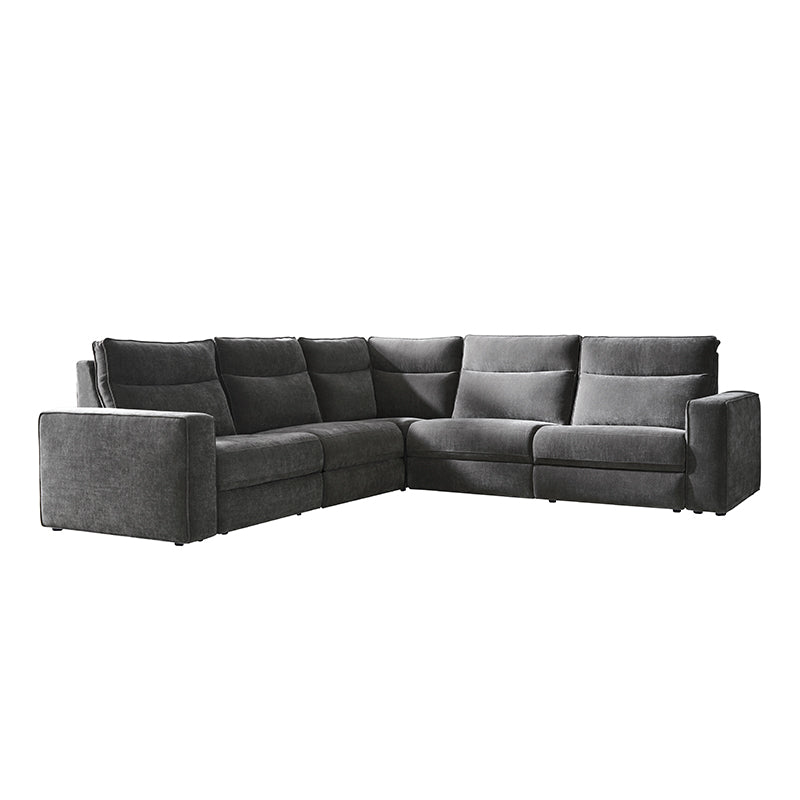 EliteNest Smart Modular Sofa with Power Recliners - Easy Assembly, Customizable Living Room Furniture for Modern Home & Entertainment Spaces