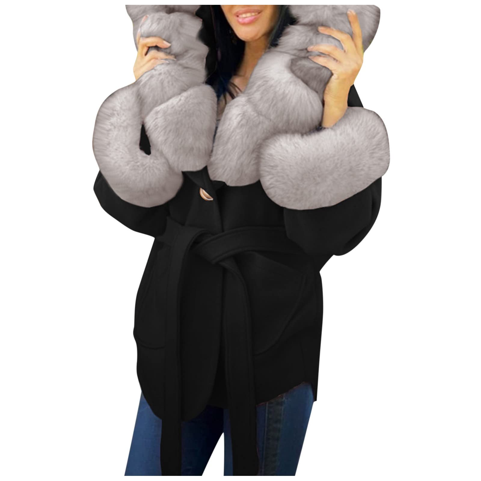 Women's Casual Winter Jacket - Long Sleeve Loose Fit Sweatshirt Outercoat | Street Fashion Comfy Top for Everyday Wear, Outdoor Activities & Cold Weather Protection