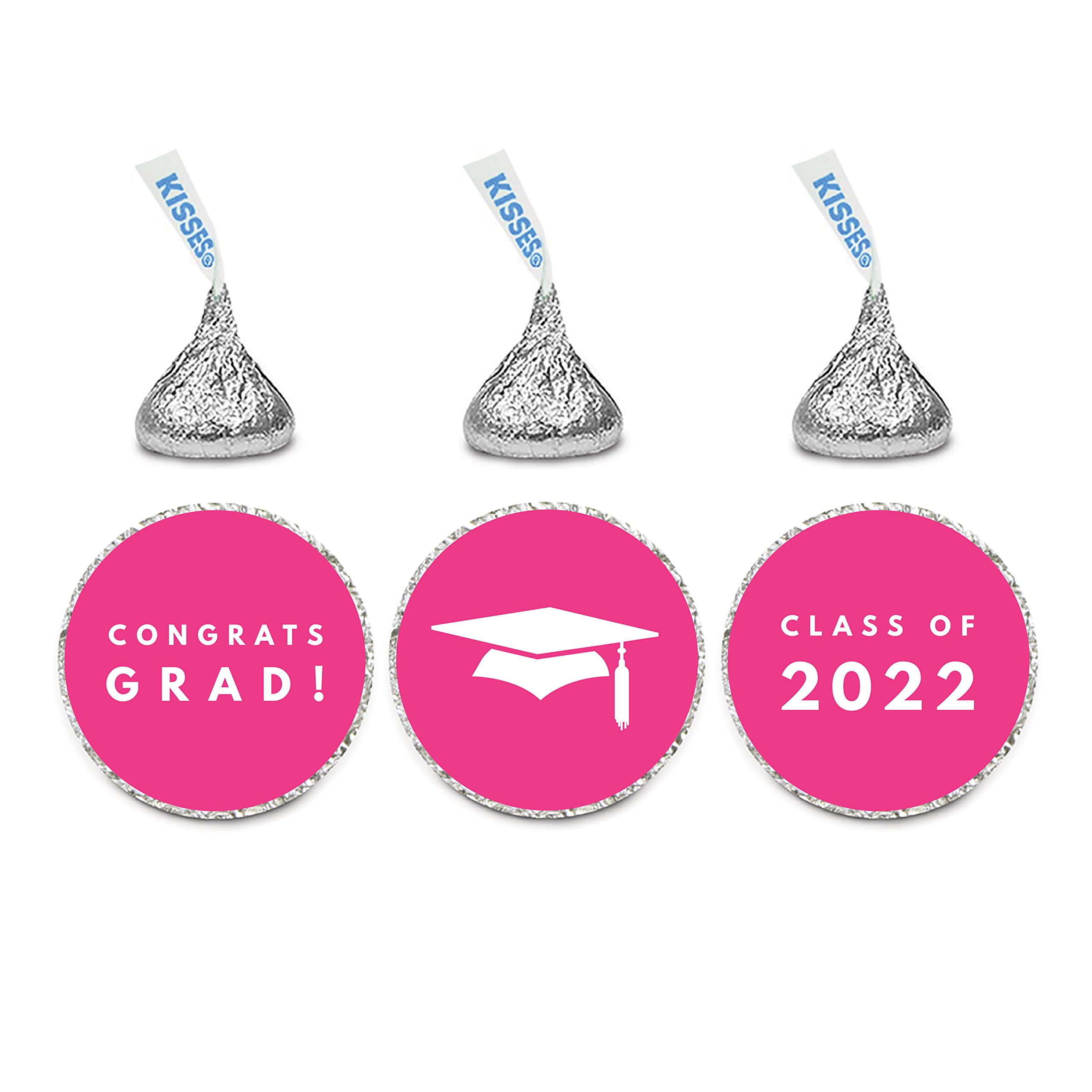 Andaz Press Chocolate Drop Labels - 216-Pack for Graduation 2024 | Party Favors & Gifts