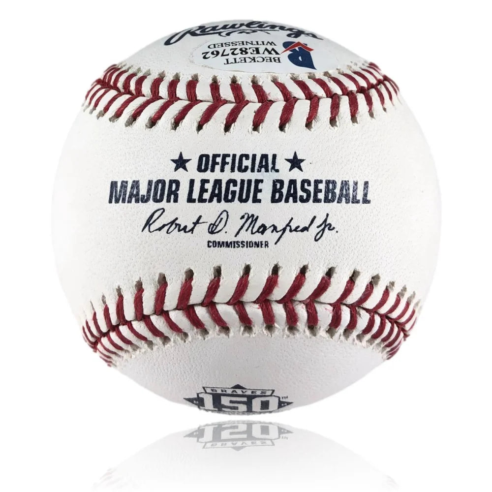 Greg Maddux Autographed Baseball - Last Player to Wear #31 - BAS COA Certified - Perfect for Collectors & Braves Fans - Display in Home Office or Man Cave