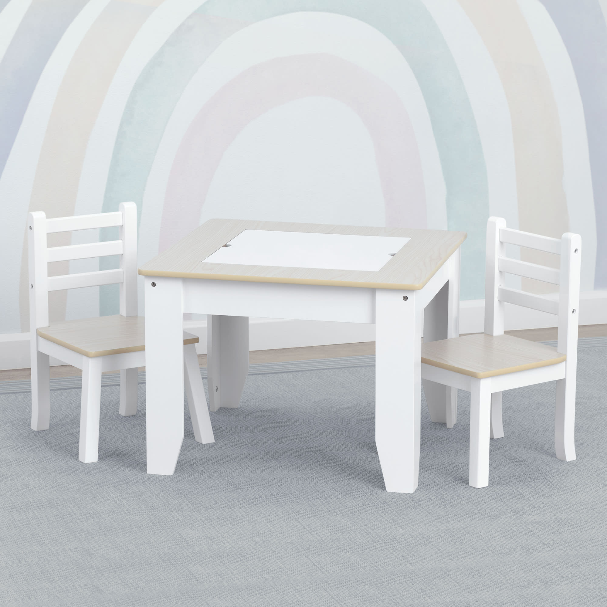 Stylish Chelsea Dining Table and 4 Chairs Set - Perfect for Small Spaces, Kitchens, and Breakfast Nooks
