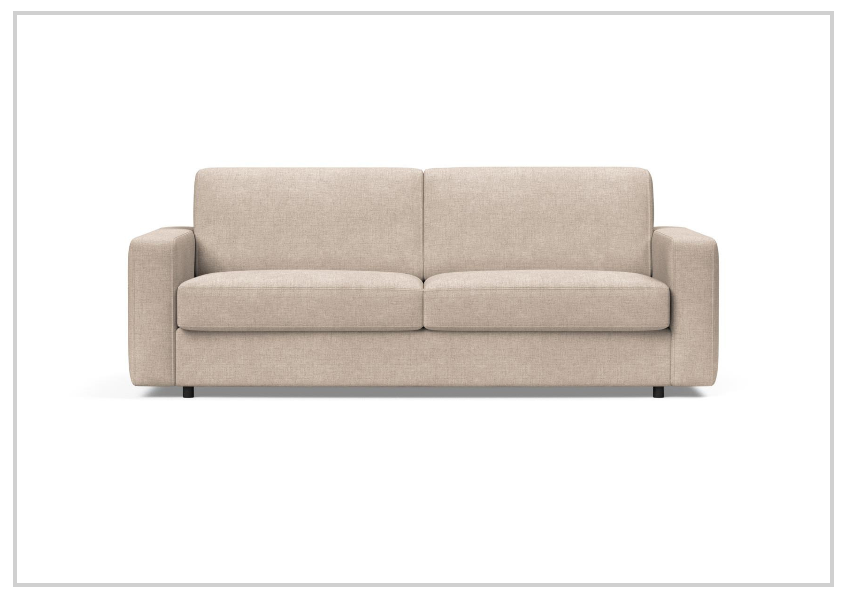 Innovation Living Carnell Fabric 2-Seater Queen Size Sofa Bed - Convertible Sleeper Sofa for Small Spaces, Guest Room & Apartment Living