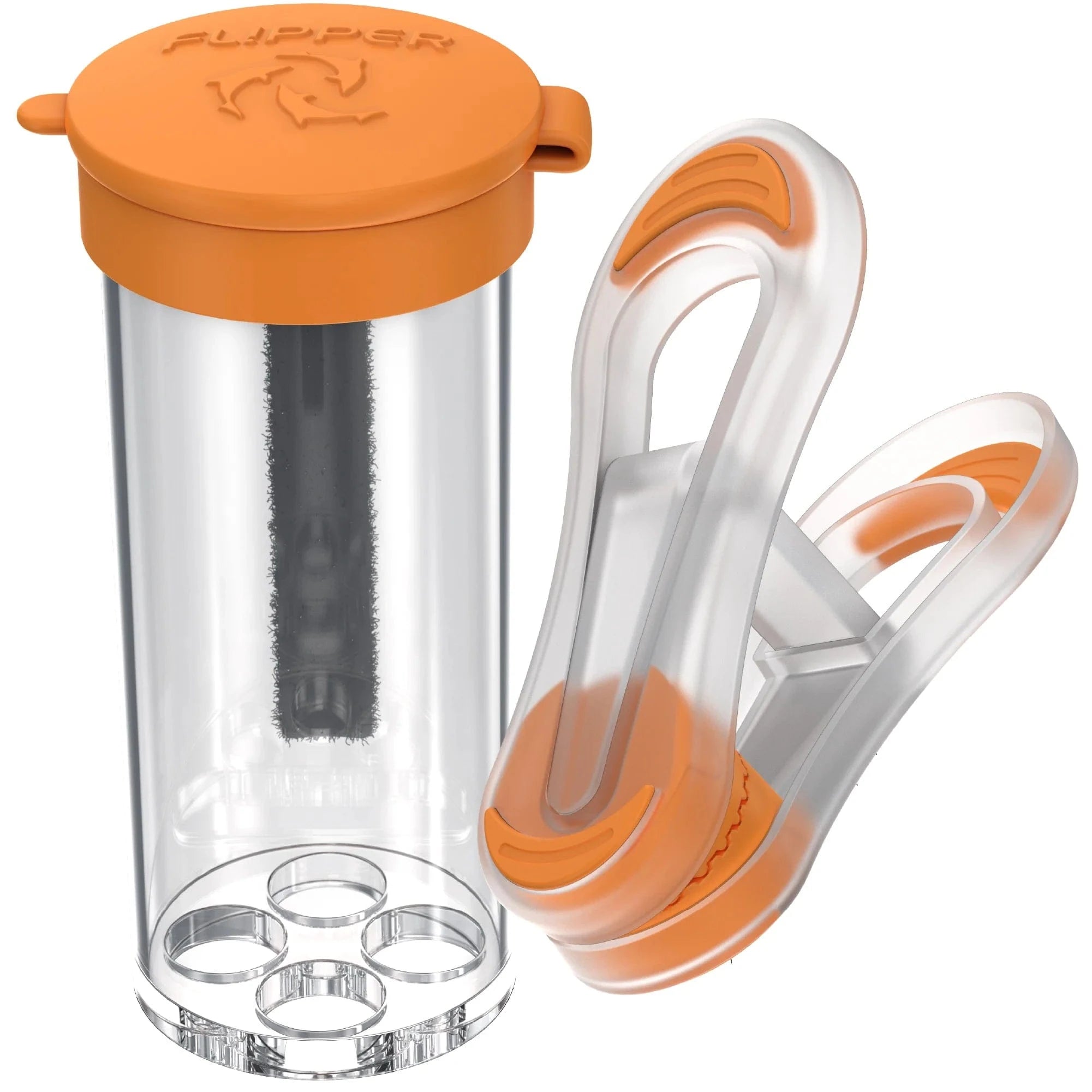 Premium Aquarium Fish Feeding Kit with Flipper - Automatic & Manual Fish Food Dispenser for Freshwater & Saltwater Tanks - Perfect for Home, Office, or Classroom Aquariums