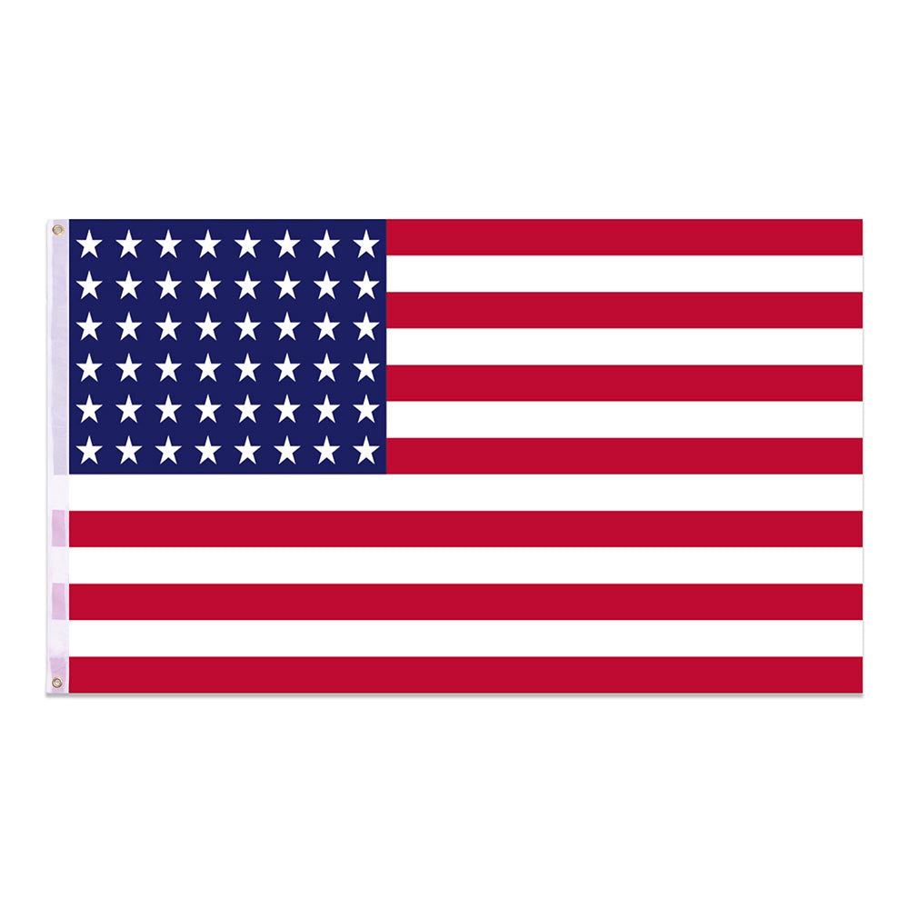 American Flag with Stars and Stripes - Heavy Duty Nylon US Flag with Brass Grommets for Flagpole - Perfect for Outdoor, Home, Garden & Patriotic Events