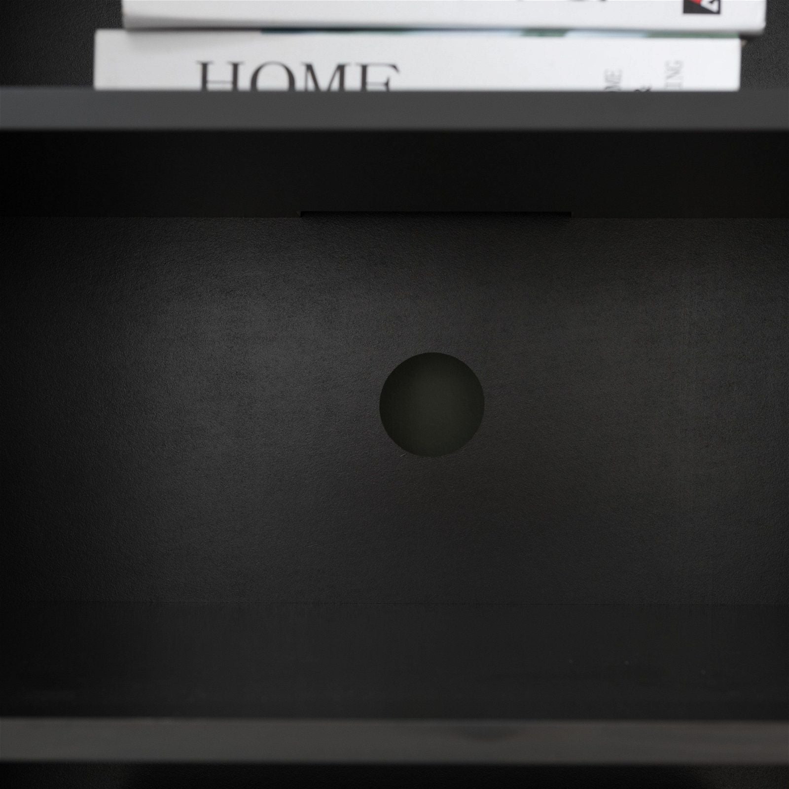 Tauris TITAN HiFi Vinyl Record Storage Rack - Black Entertainment Center for Vinyl Records, CDs & Media Storage | Perfect for Living Room, Home Theater & Music Studio Organization