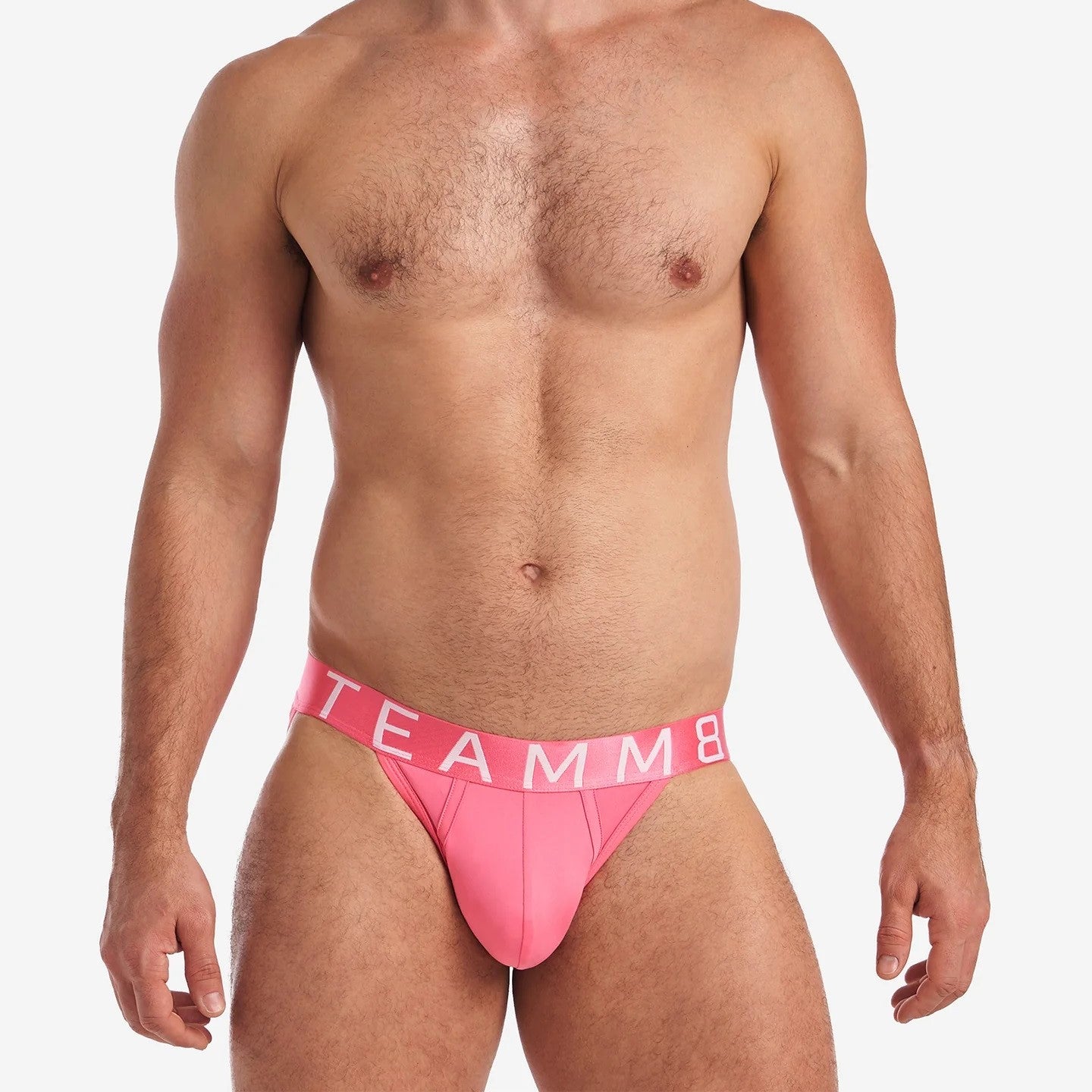 Teamm8 Spartacus Brief Hot Pink - Comfortable Men's Underwear for Gym, Workout & Everyday Wear