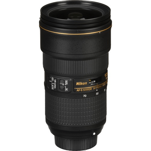 Nikon AF-S NIKKOR 24-70mm f/2.8E ED VR Lens - Professional Full Frame DSLR Camera Lens with Vibration Reduction for Portrait, Wedding & Event Photography