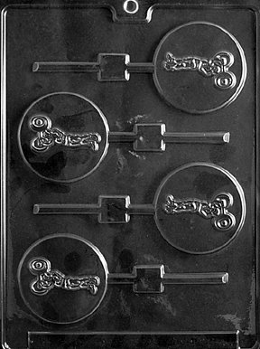 Cybrtrayd Sports Chocolate Candy Mold - Weight Lifter Lolly Pop Maker for DIY Candy, Cake Decorating & Party Favors | Perfect for Birthday, Gym Theme Parties & Fitness Events