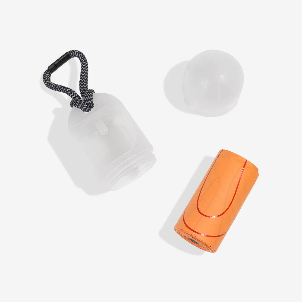 Zee.Dog Transparent Waste Bag Dispenser for Dog Poop Bags - Convenient & Hygienic Solution for Dog Walks and Cleanup