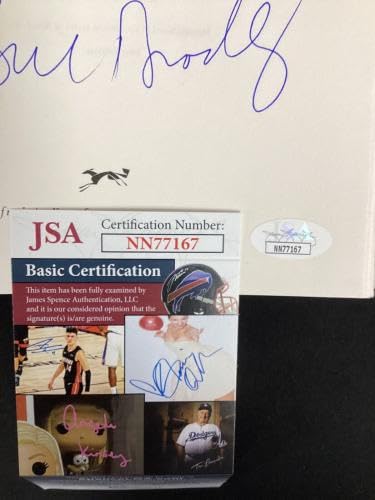 Bill Bradley Signed Book 'Time Present Time Past' - Autographed by NJ Senator with JSA COA - MLB Memorabilia | Perfect for Collectors, Sports Fans & Political History Enthusiasts