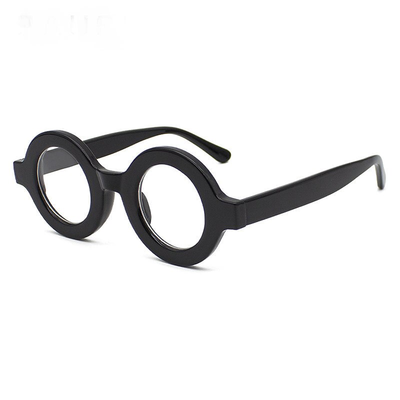 Blue Light Blocking Glasses for Women & Men - Round Anti-Glare Computer Glasses with Prescription Lens Frames - Reduce Eye Strain for Work, Gaming & Screen Time