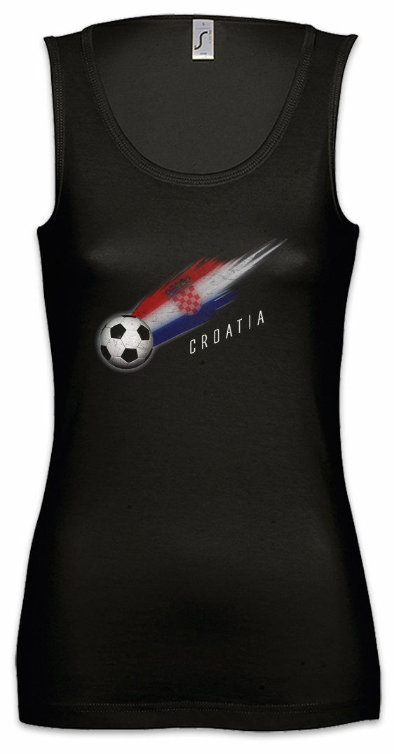 Urban Backwoods Croatia Football Comet Women's Tank Top - Breathable Workout Shirt for Gym, Fitness Training & Sports | Perfect for Running, Yoga & Athletic Activities