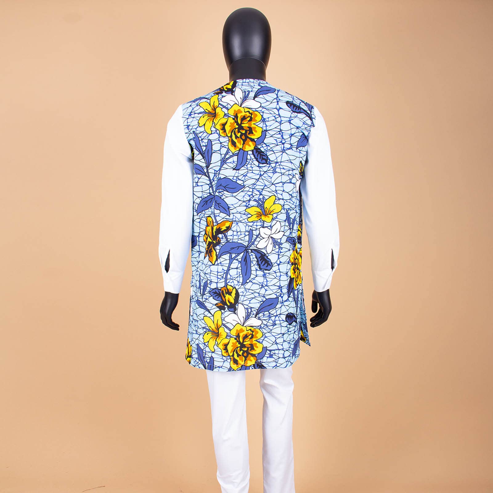 African Print Men's 2-Piece Outfit - Stylish Ankara Shirt & Pants Set | Tribal Design Tracksuit for Plus Size | Casual Wear, Cultural Events & Afrocentric Fashion