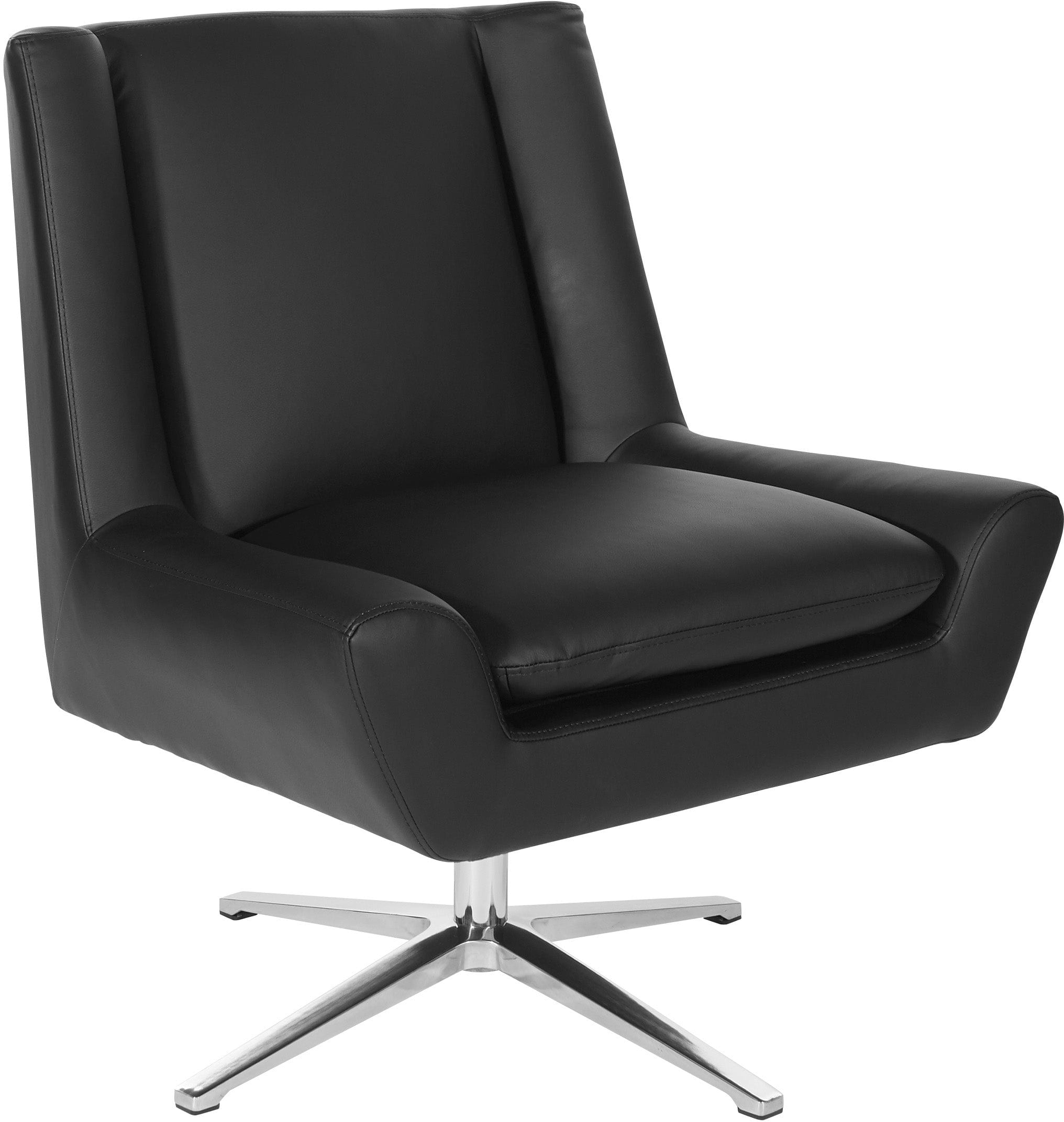 Office Star Faux Leather Guest Chair with Padded Seat [FLH5969AL] - Comfortable Reception & Waiting Room Seating for Offices, Hotels & Lobby Areas