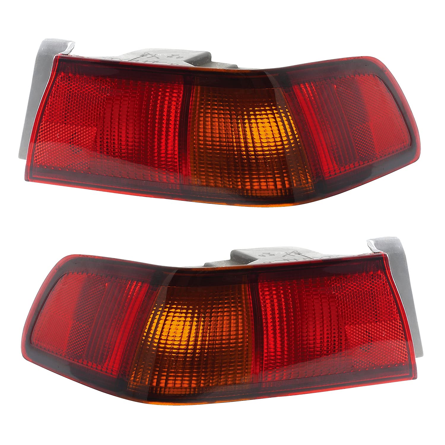 97-99 Toyota Camry LED Tail Lights Pair - Left Driver & Right Passenger Side Replacement Brake Lamps - Enhanced Night Visibility & Safety - Perfect for Night Driving, Car Restoration & Vehicle Upgrades