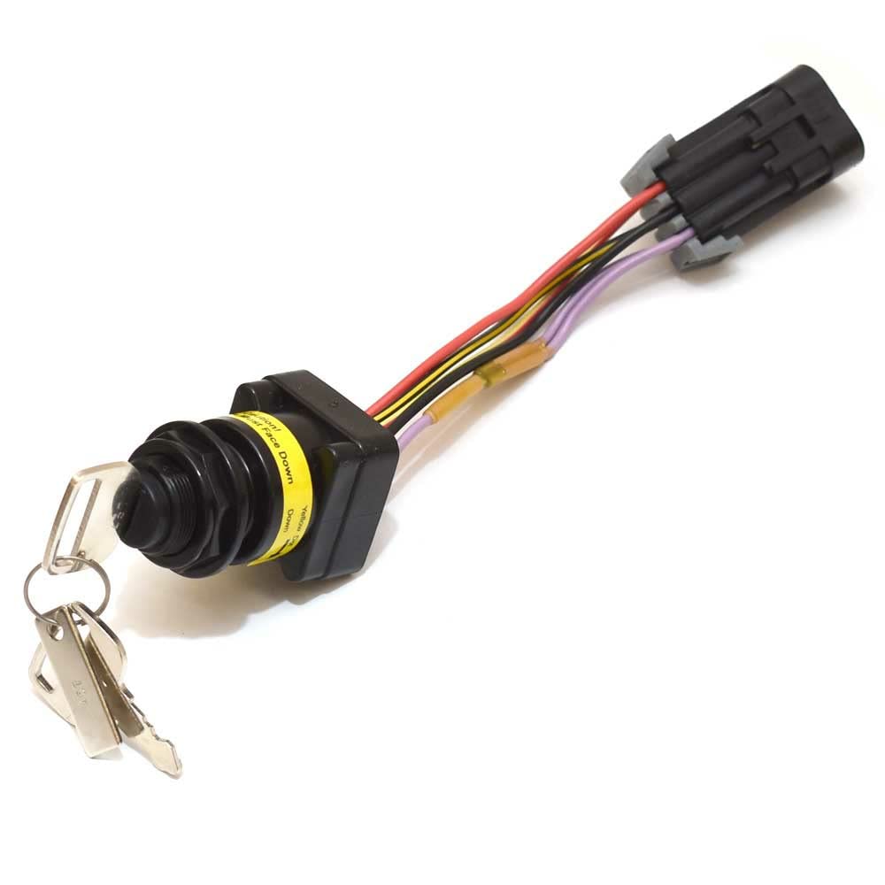 Original Mercury Mercruiser Quicksilver OEM Part #84-896537K02 Wiring Harness & Key Switch - Compatible with Marine Engines & Boats for Smooth Ignition System Operation