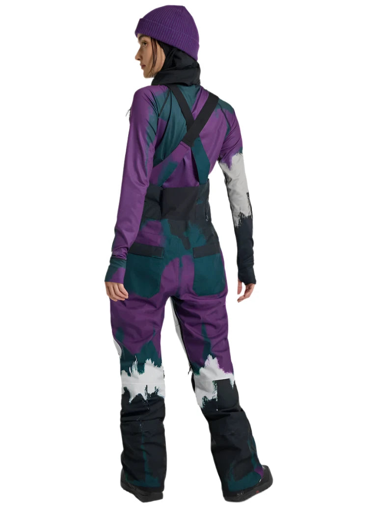 Burton Women's Avalon Stretch 2L Waterproof Bib Snow Pants 2025 - Insulated Winter Ski Pants for Women - Perfect for Skiing, Snowboarding & Cold Weather Outdoor Activities