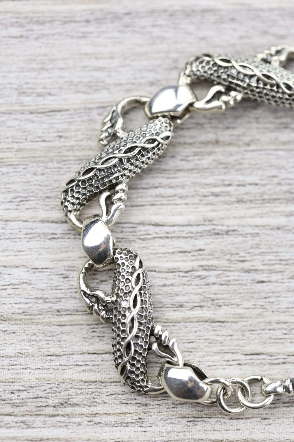 Awakening Dragon Men's Bracelet - Stainless Steel Adjustable Bangle for Men - Spiritual & Stylish Jewelry Gift for Boyfriend, Husband - Perfect for Daily Wear, Meditation & Special Occasions