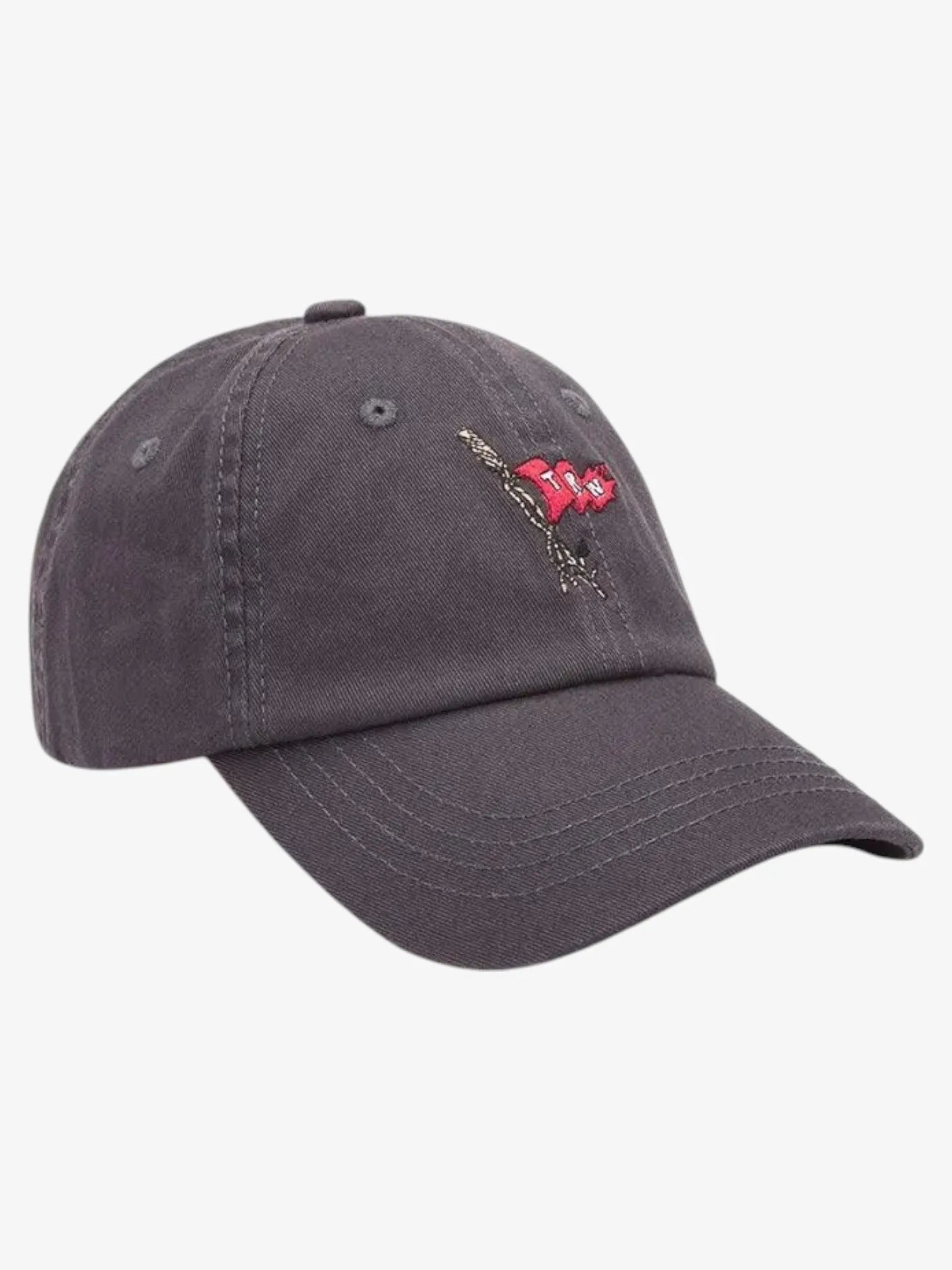 Trown TRW Kids Baseball Cap - Dark Grey Adjustable Cotton Hat for Boys & Girls - Perfect for Outdoor Sports, School, and Everyday Wear