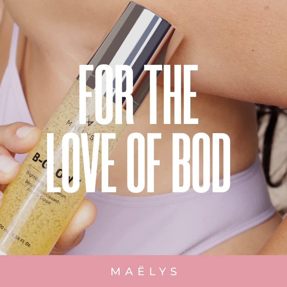 MAËLYS Smooth & Radiant Body Duo - Firming & Brightening Body Cream & Scrub for Glowing Skin | Perfect for Post-Workout Recovery & Pre-Party Prep
