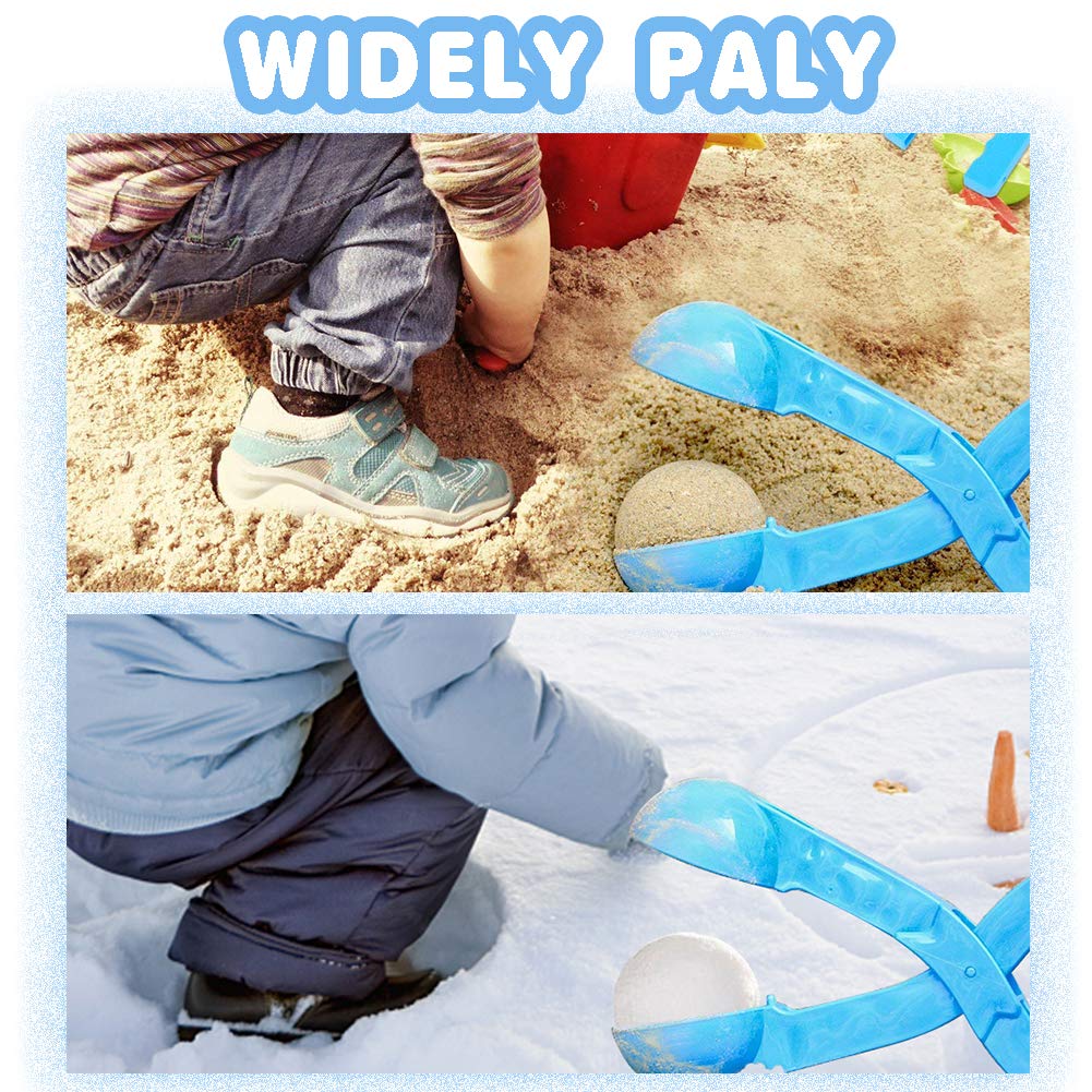 ShellKingdom Kids Sand Toys Set - 12PCS Beach Toys for Toddlers, Outdoor Sandcastle & Snowball Maker Kit for Summer Beach Play, Snow Fun & Backyard Activities