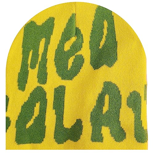 Y2k Beanie - Mea Beanie Yellow