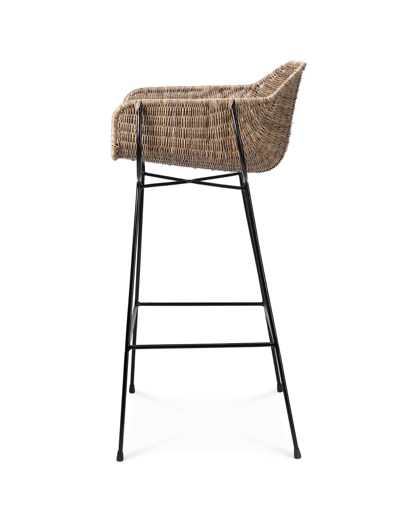 NUSA Stool Bar - Adjustable Height Bar Stool with Footrest, Modern Kitchen & Counter Stool for Home, Bar, Restaurant & Office Use