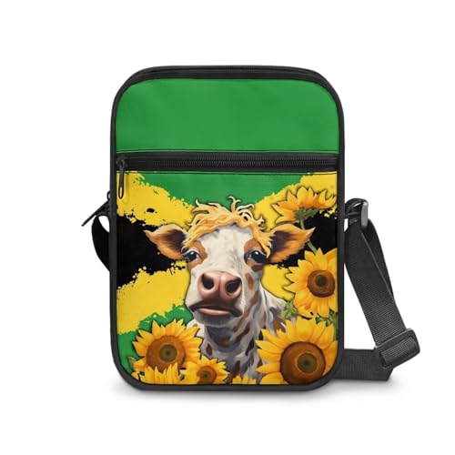 Cow Sunflower Jamaica Flag