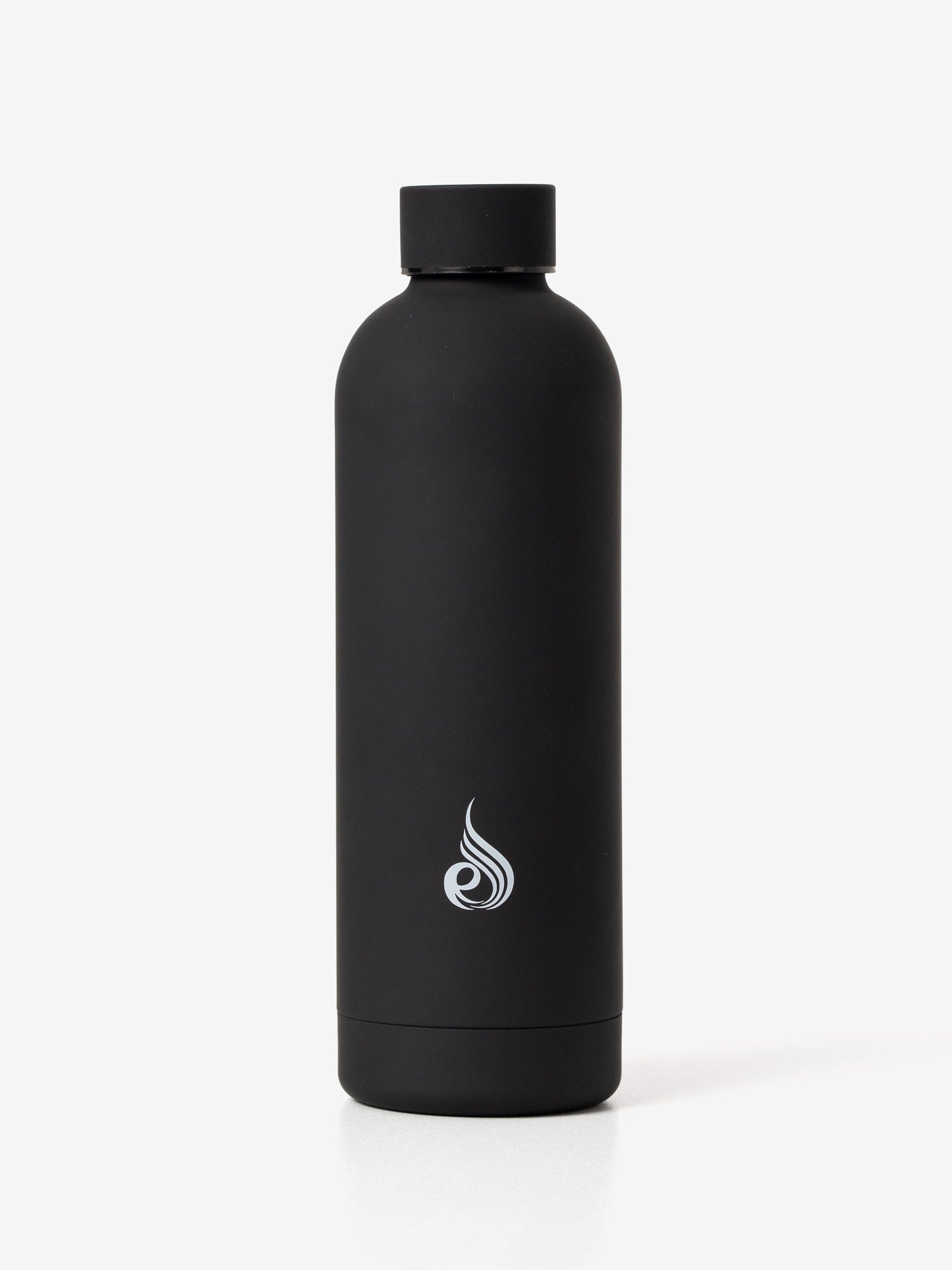 Premium Core Steel Water Bottle - Matte Black, 20oz Vacuum Insulated Stainless Steel Thermos for Hot & Cold Drinks - Ideal for Gym, Hiking, Camping & Office Use
