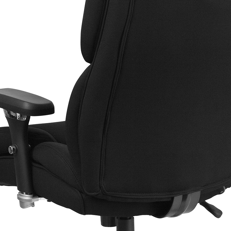 FLASH HERCULES Series 400 lb Capacity Big & Tall Executive Office Chair - Heavy Duty Ergonomic Chair with Adjustable Lumbar Support - Perfect for Long Work Hours, Gaming & Home Office Use