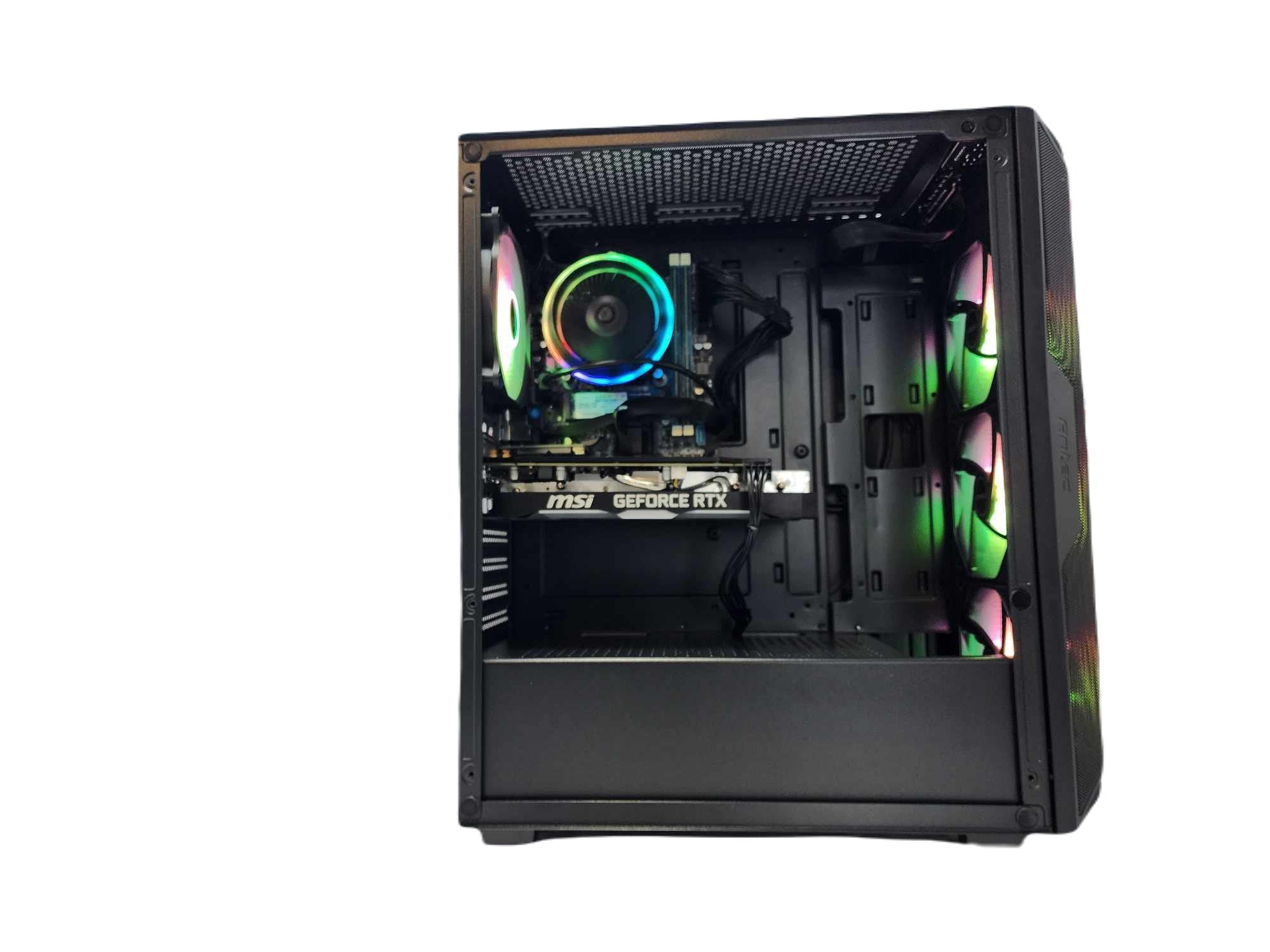 Ryzen 7 7800X3D Gaming Desktop PC with NVIDIA RTX 5060, 500GB SSD + 1TB HDD, 32GB DDR5 RAM, AX61 WiFi, Black A620 Case - Perfect for 4K Gaming, Streaming & Content Creation
